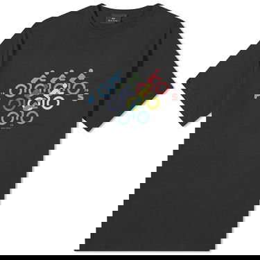 Tričko Paul Smith Paul Smith Multibike Graphic Tee Čierna | M2R-220X-MP4435-79, 0