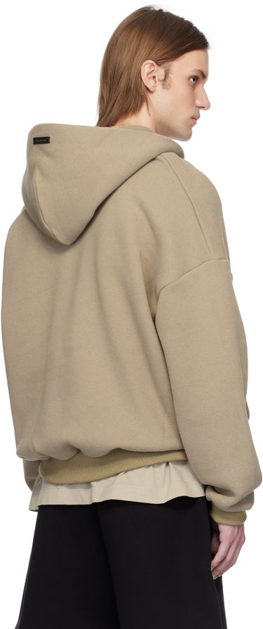 Mikina Fear of God Fear of God Fleece Half Zip Hoodie Béžová | FGE250-513CCF, 2