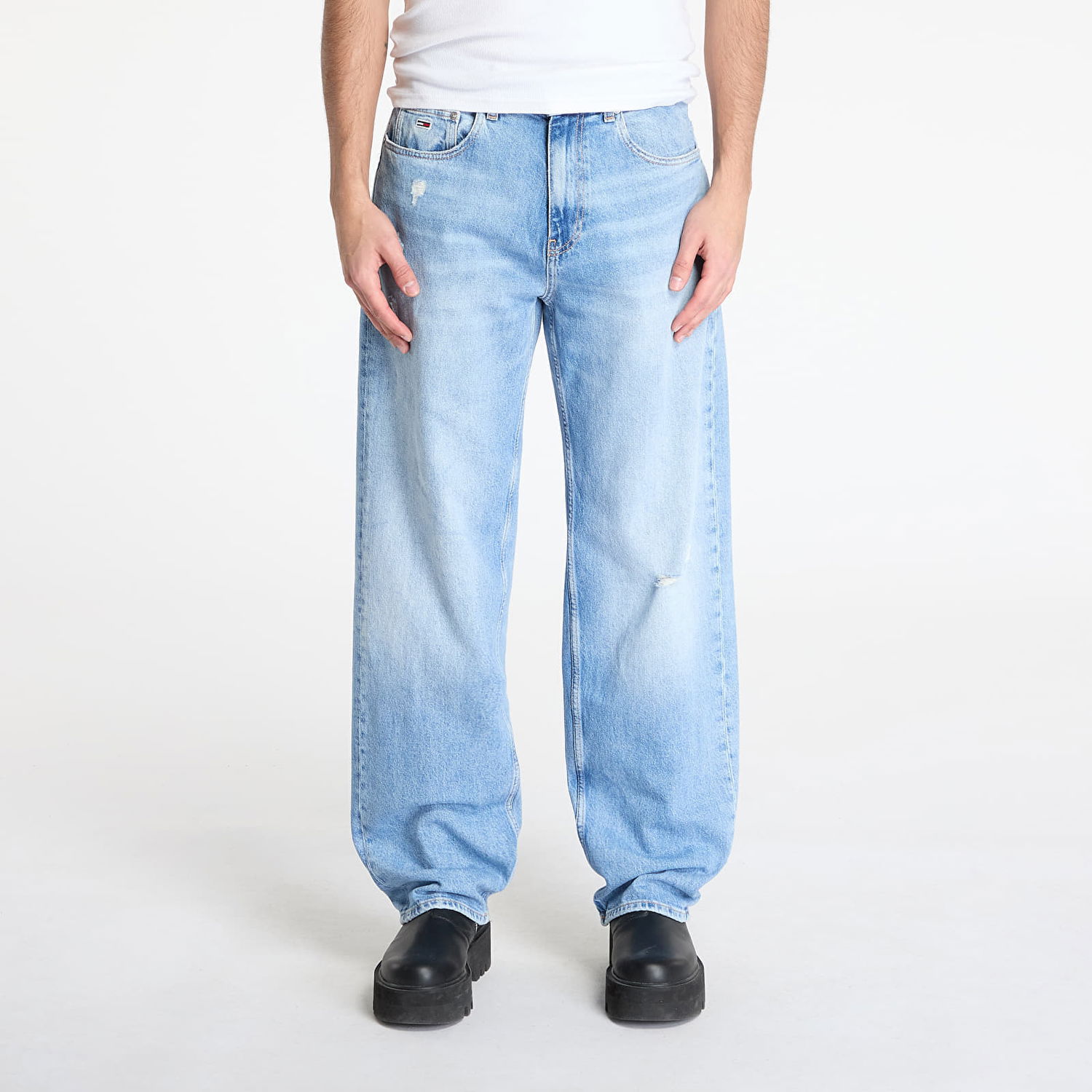 Džínsy Tommy Hilfiger Tommy Jeans Jaimie Relaxed Straight Jeans W36/L32 Modrá | DM0DM21036 1AB, 0