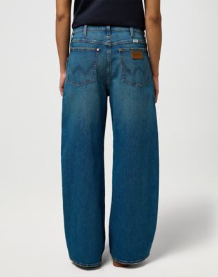 Džínsy Wrangler Wrangler Low Rise Big Baggy Jeans 31 x 32 Modrá | 112371148:31:32, 0