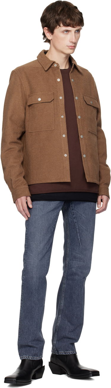 Bunda Rick Owens DRKSHDW Concordians Cropped Overshirt Hnedá | DL02E2299 CFRTJP, 3