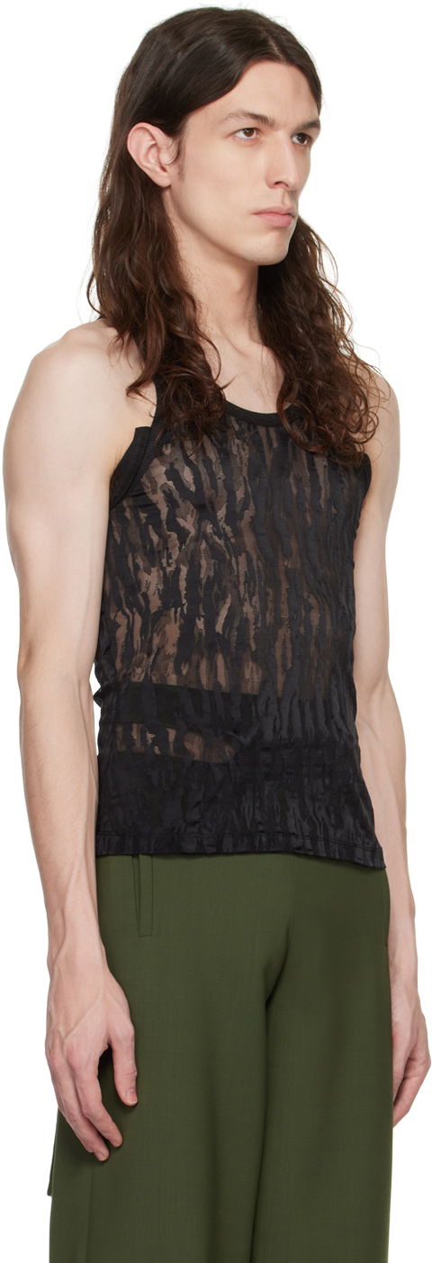 Tielko Dion Lee Dion Lee Split Tank Top Čierna | C3106R23, 1