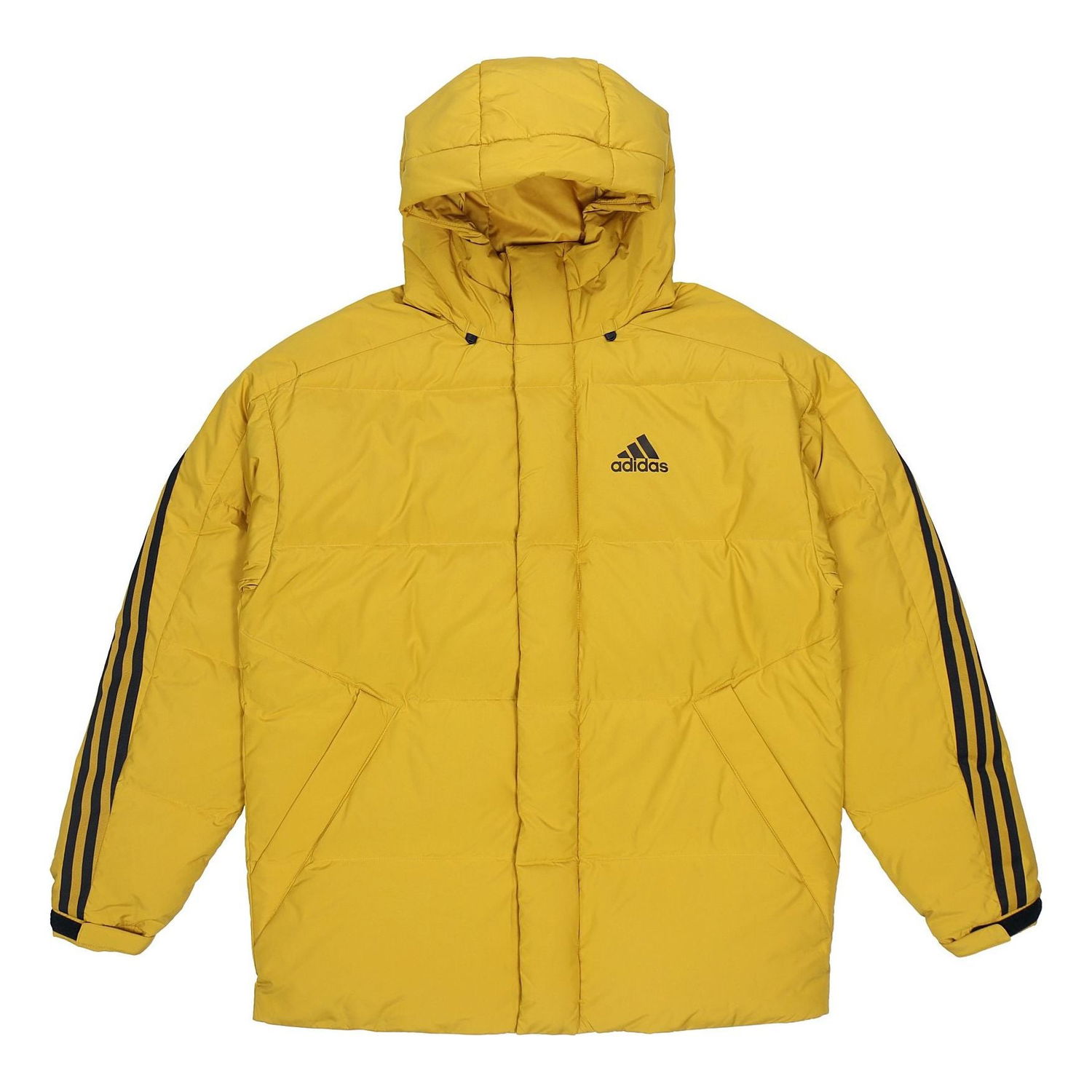 Prešívaná bunda adidas Originals 3st Puffy Down Hooded Jacket Žltá | H20757, 0