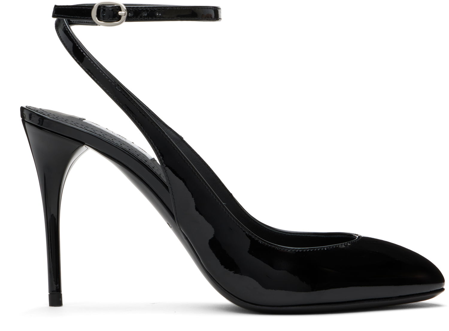 Tenisky a topánky Alaïa Patent Calfskin Slingback Heels Čierna | AA3E052CK168, 0
