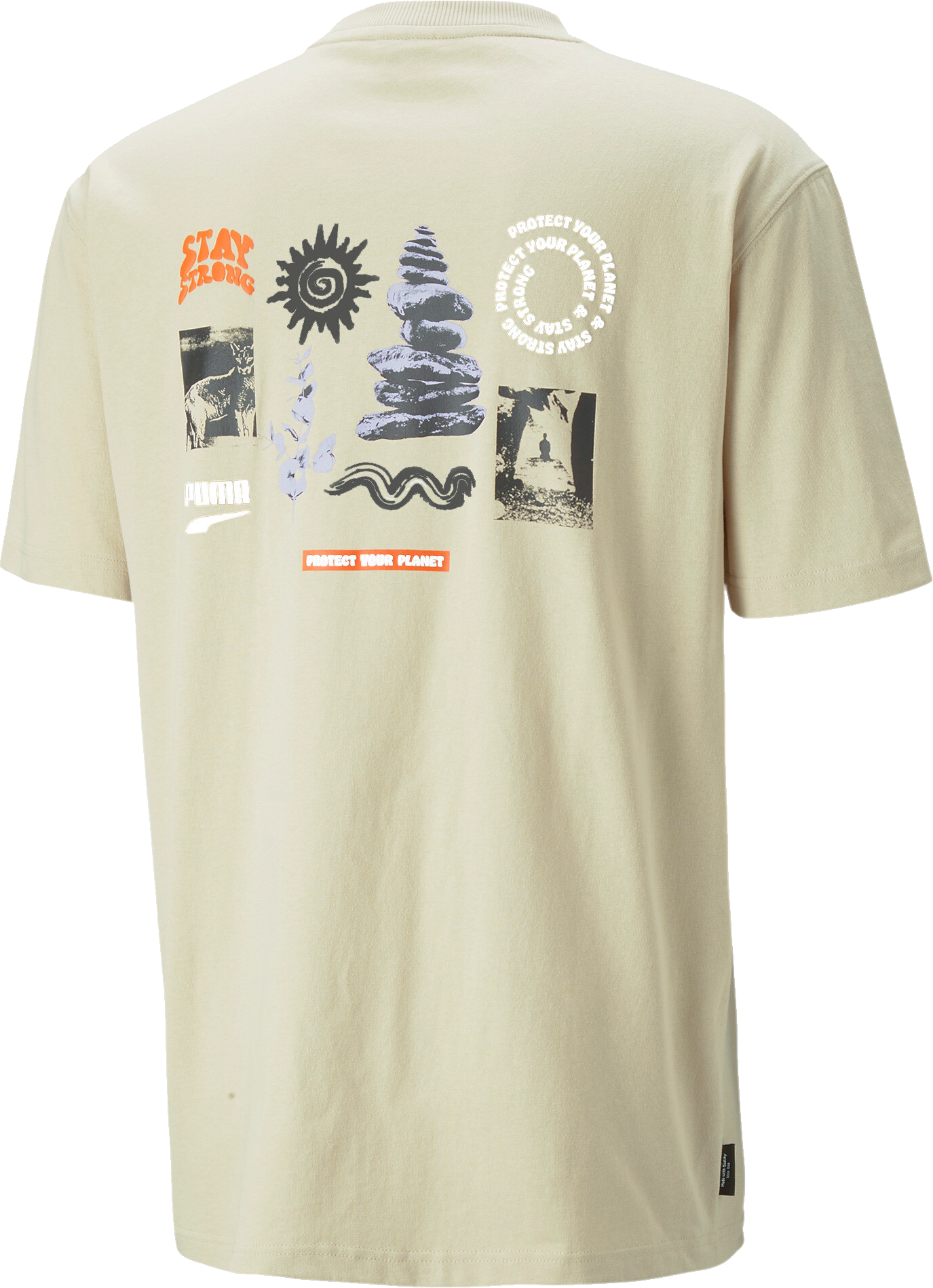 Tričko Puma Puma DOWNTOWN Graphic T-Shirt Béžová | 539181-088, 1