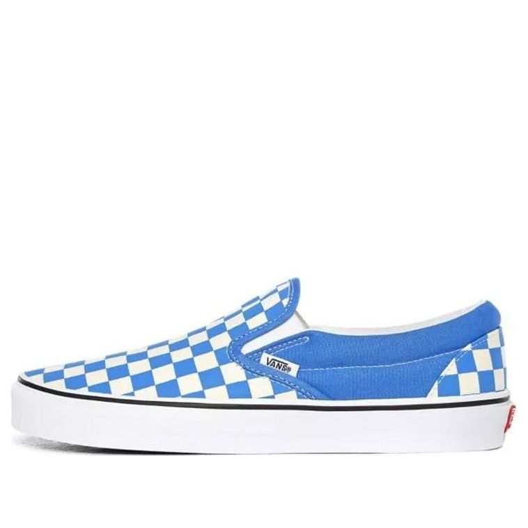 Tenisky a topánky Vans Vans Classic Slip-On Checkerboard Modrá | VN0A4BV31GB, 0