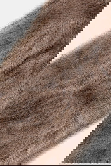 Šál STAND STUDIO Lone Patterned Faux Fur Scarf Hnedá | 66566.9397, 2