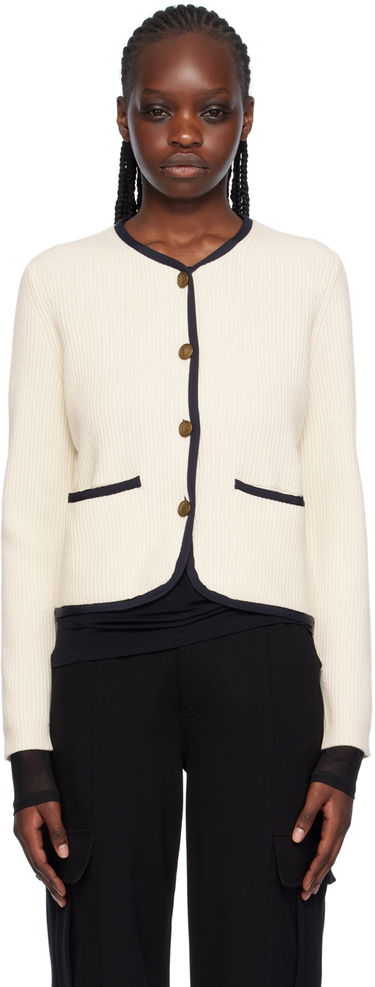 Sveter rag & bone Rag & Bone Women's Nancy Buttoned Cardigan Biela | WAS23H034US34, 0