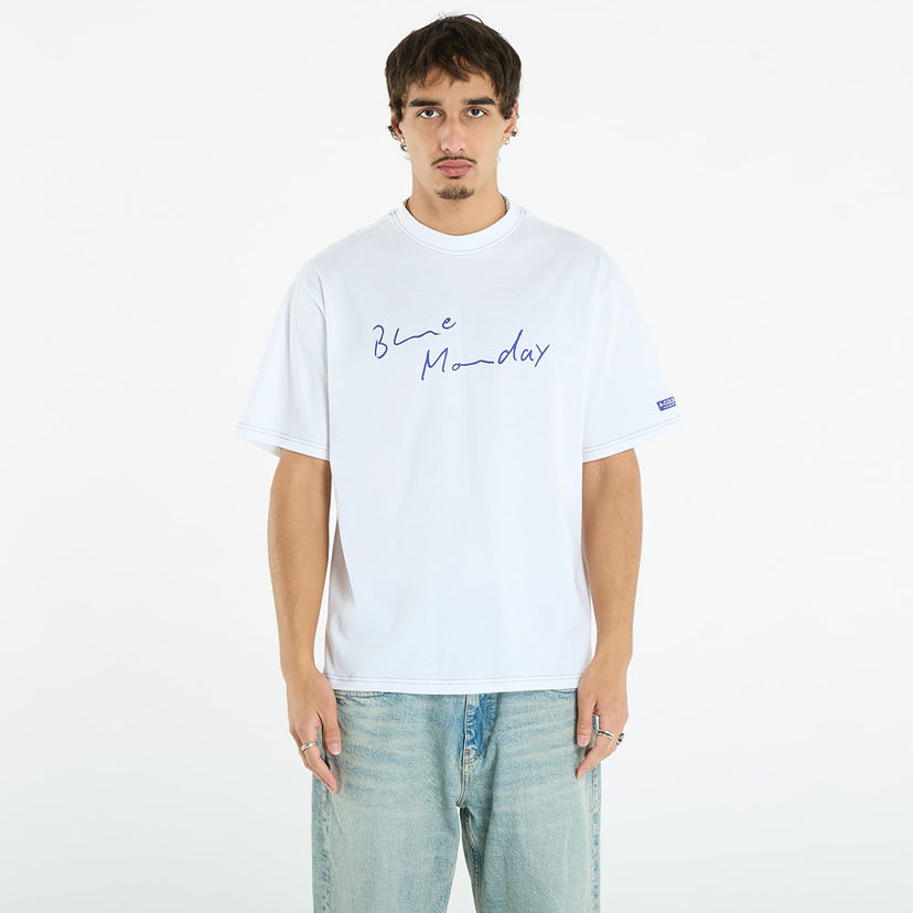 Tričko A-COLD-WALL* A-COLD-WALL* Blue Monday T-Shirt Biela | ACWMTS232 White