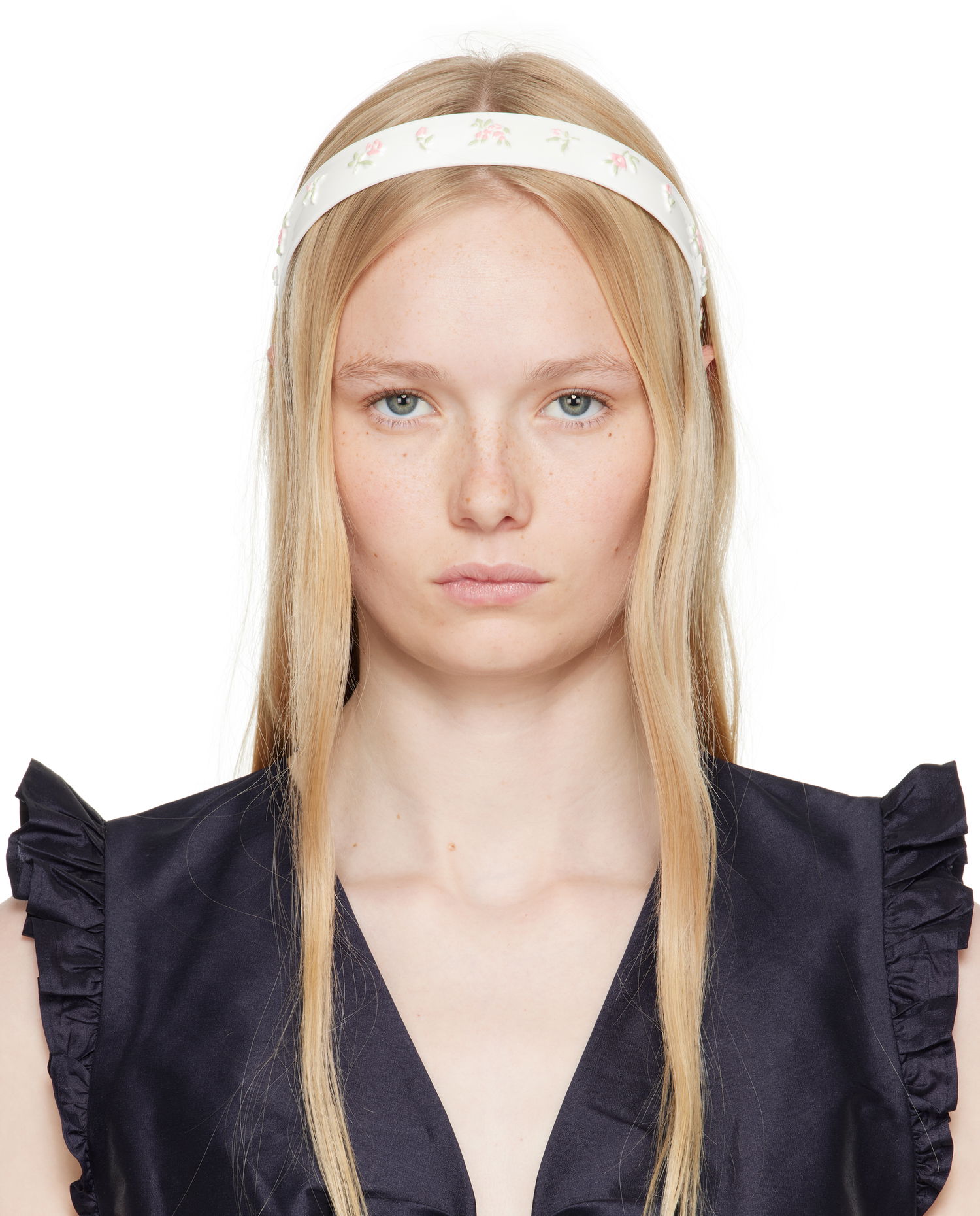 Doplnky SHUSHU/TONG SHUSHU/TONG YVMIN Edition Hand-Painted Floral Headband Biela | 25759WHT00NN, 0
