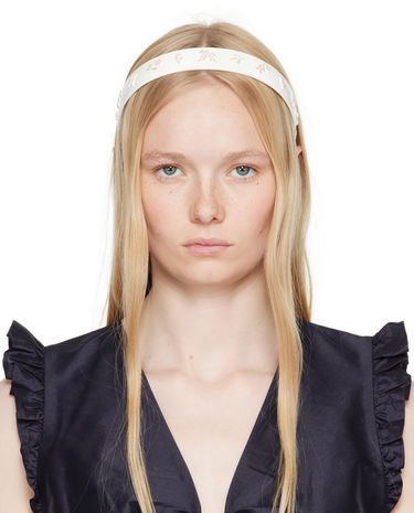 Doplnky SHUSHU/TONG SHUSHU/TONG YVMIN Edition Hand-Painted Floral Headband Biela | 25759WHT00NN, 0