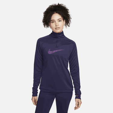 Tričko Nike Dri-FIT Swoosh Modrá | FB4687-555, 0