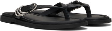 Starostlivosť o obuv rag & bone Rag & Bone Gia Leather Thong Sandals Čierna | WFF25SF1003LE03, 3