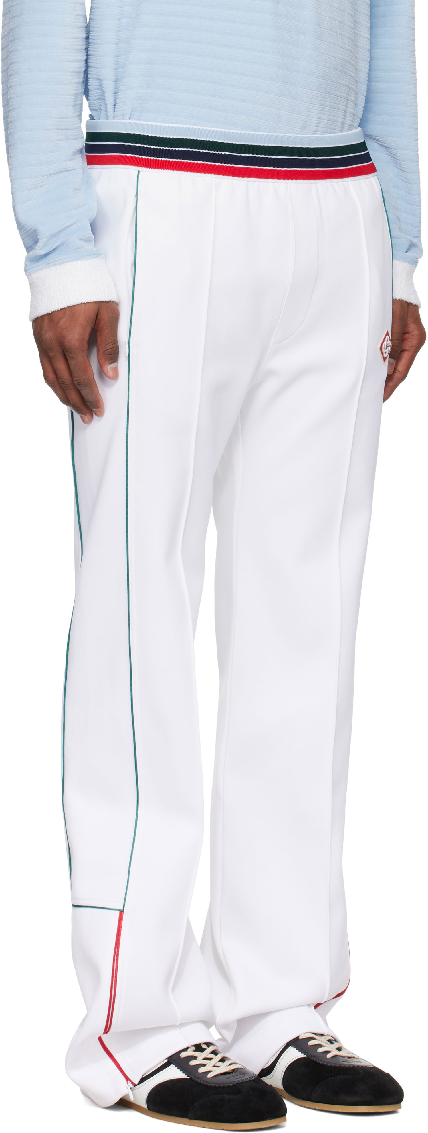 Tepláky Casablanca Casablanca Casa Way Sports Track Pants Biela | MS25-JTR-246-01, 1