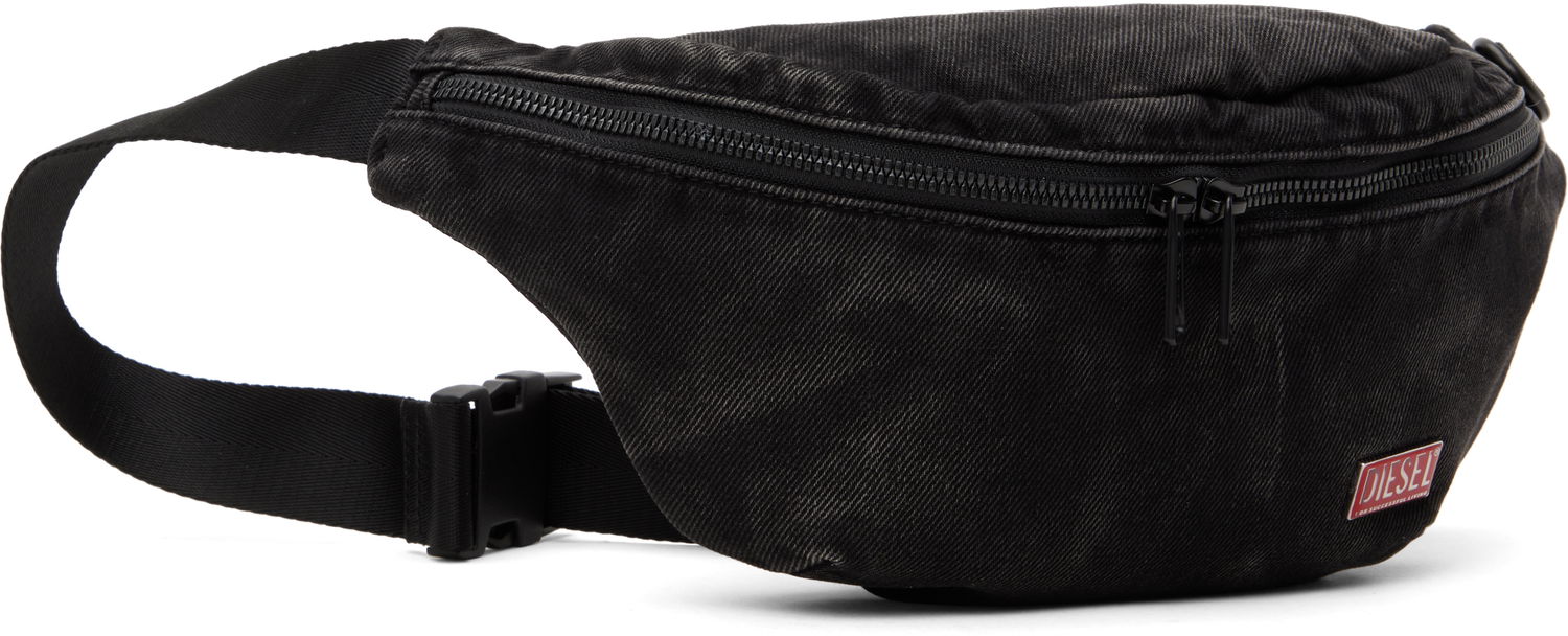 Ľadvinka Diesel Black Denim Belt Bag Čierna | X10089-P5237-T8013, 1