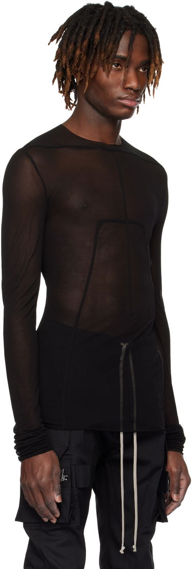 Tričko Rick Owens Rick Owens Hollywood Edfu Mesh T-Shirt Čierna | RU01E5271 JCR, 1