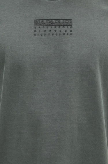 Tričko Napapijri S-Premium Graphic Print T-Shirt Zelené | NP0A4I6QG1S1, 3