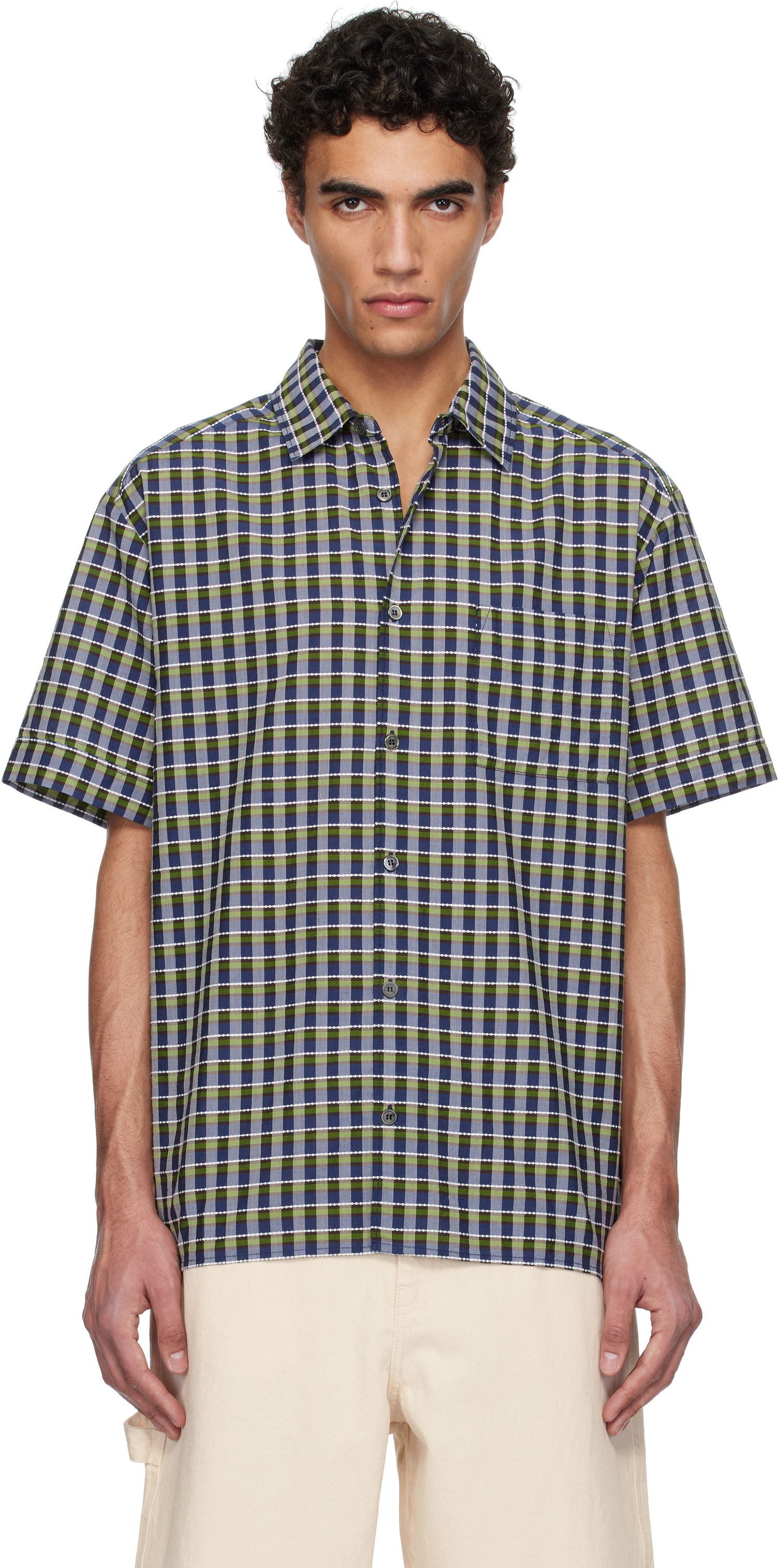 Košeľa A.P.C. A.P.C. Ross Plaid Short-Sleeve Shirt Rôznofarebný | COHGA-H12541, 0