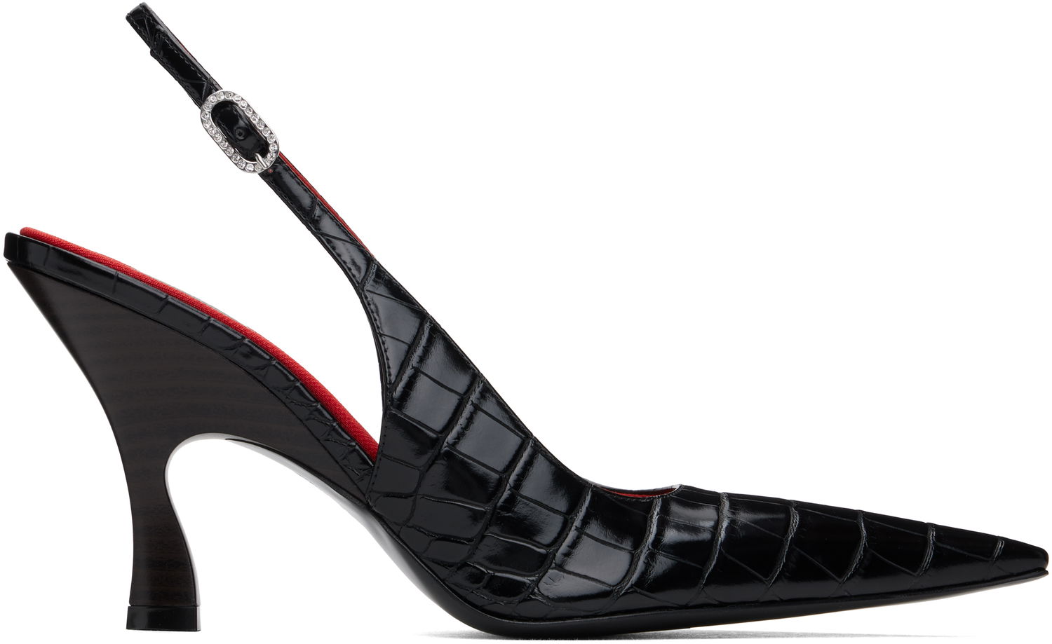 Tenisky a topánky Stella McCartney Elsa Pointed Toe Slingback Heels Čierna | 810524AP0AU0, 0