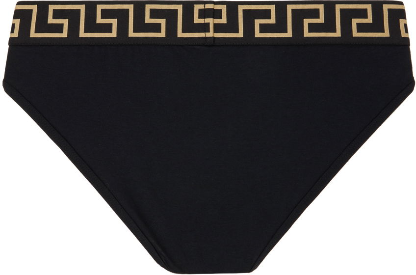 Nohavičky Versace Two-Pack Greca Border Briefs Čierna | AU10180_1A10011, 1