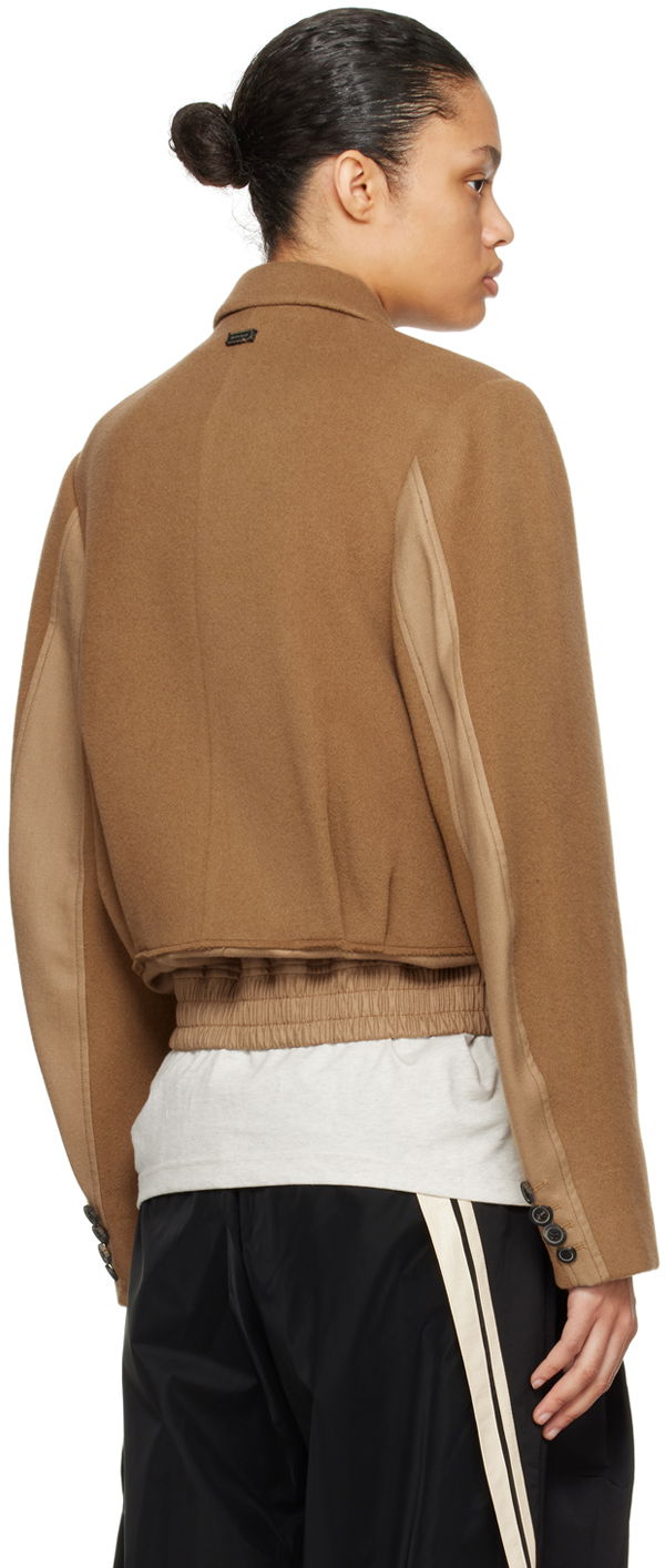 Paneled Cropped Blazer