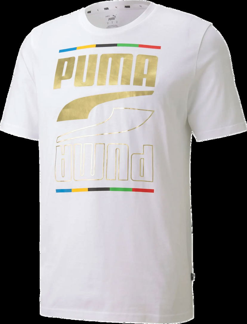 Tričko Puma Rebel Tee 5 Continents Biela | 584607-02