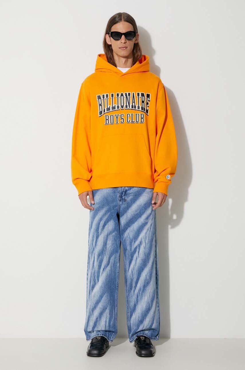 Mikina BILLIONAIRE BOYS CLUB Billionaire Boys Club Varsity Logo Popover Hoodie Oranžová | B23328, 0