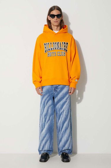 Mikina BILLIONAIRE BOYS CLUB Billionaire Boys Club Varsity Logo Popover Hoodie Oranžová | B23328, 0