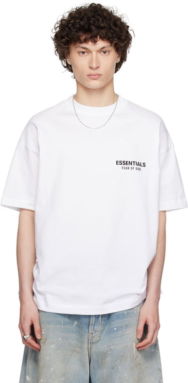Tričko Fear of God ESSENTIALS Classic Short Sleeve T-Shirt Biela | 125AS254192F, 0