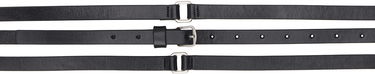 Opasok Ann Demeulemeester Ann Demeulemeester Kepa Triple Wrap Belt Čierna | CO00-W-BE07-LT128-099, 0