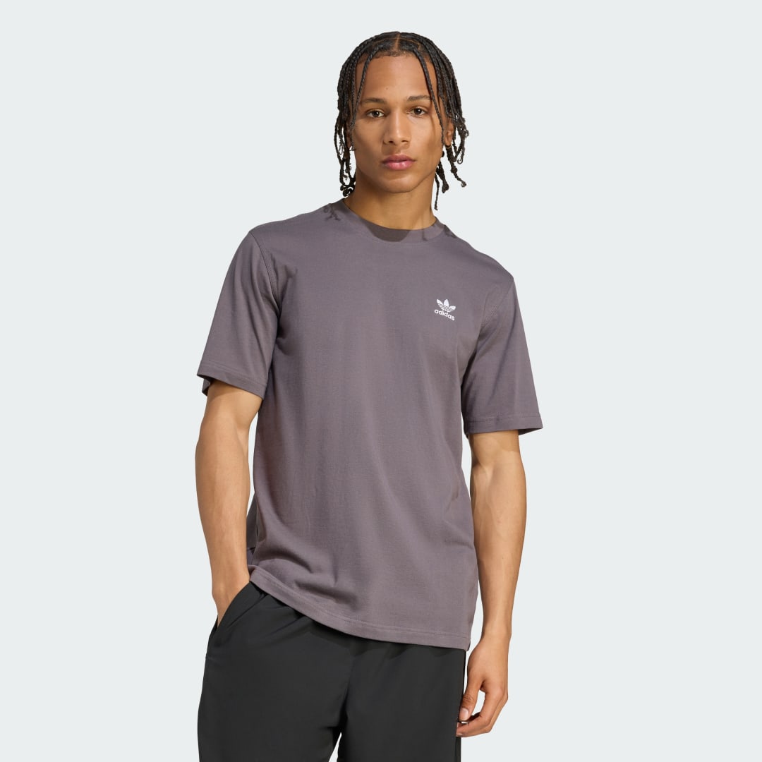 Tričko adidas Performance Trefoil Essentials T-Shirt Šedá | JV5936, 0