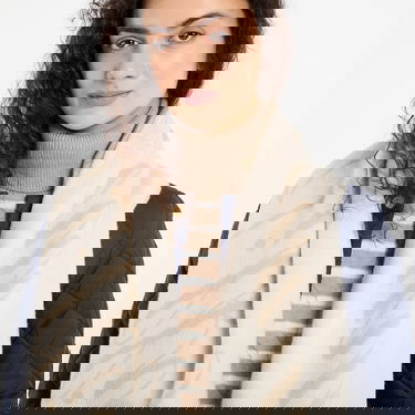 Šál Tommy Hilfiger Tommy Script Logo Fringed Scarf Béžová | AW0AW17786 RBT, 1