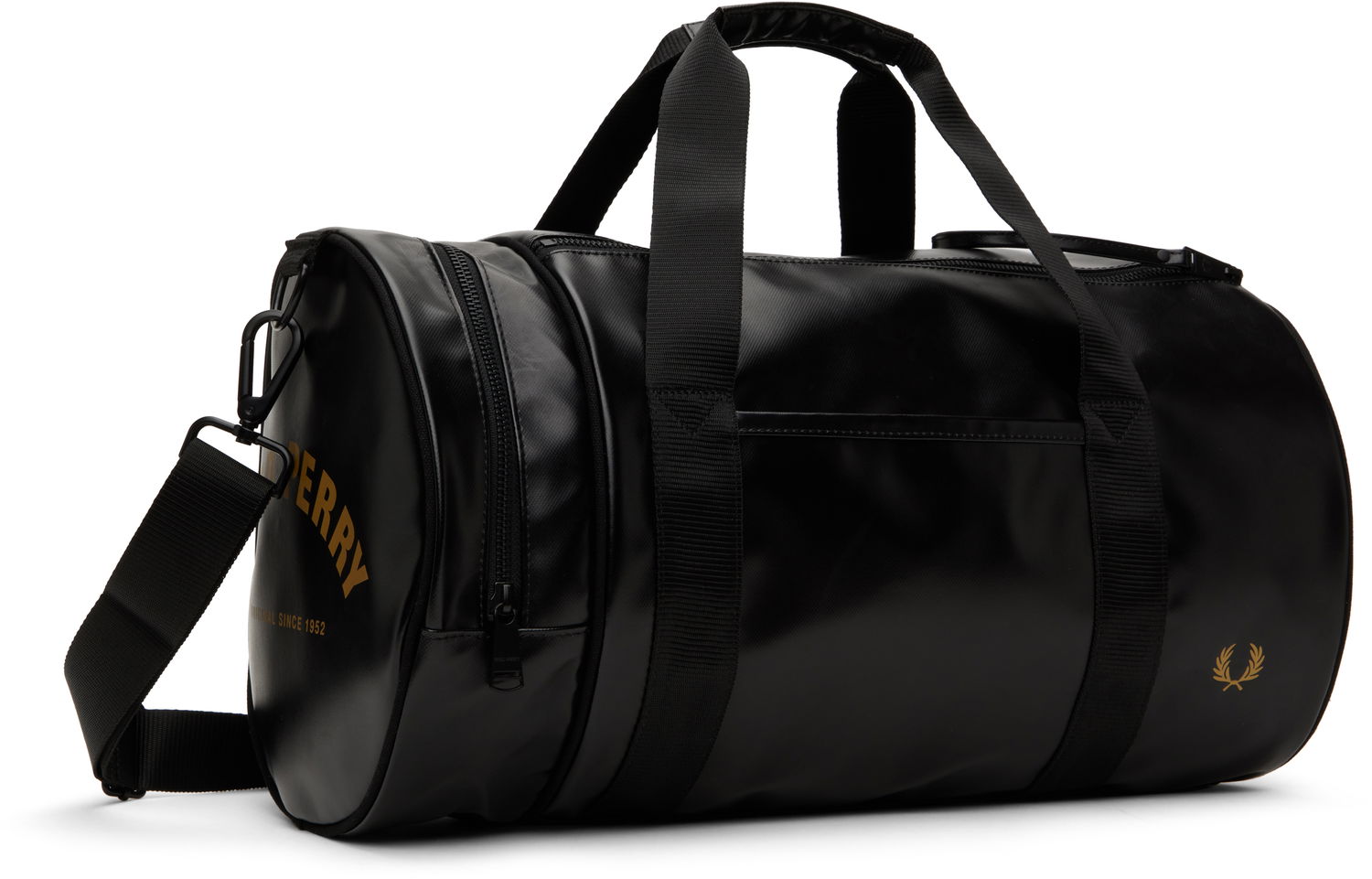 Cestovná taška Fred Perry Fred Perry Tonal Barrel Duffle Bag Čierna | L7260, 1