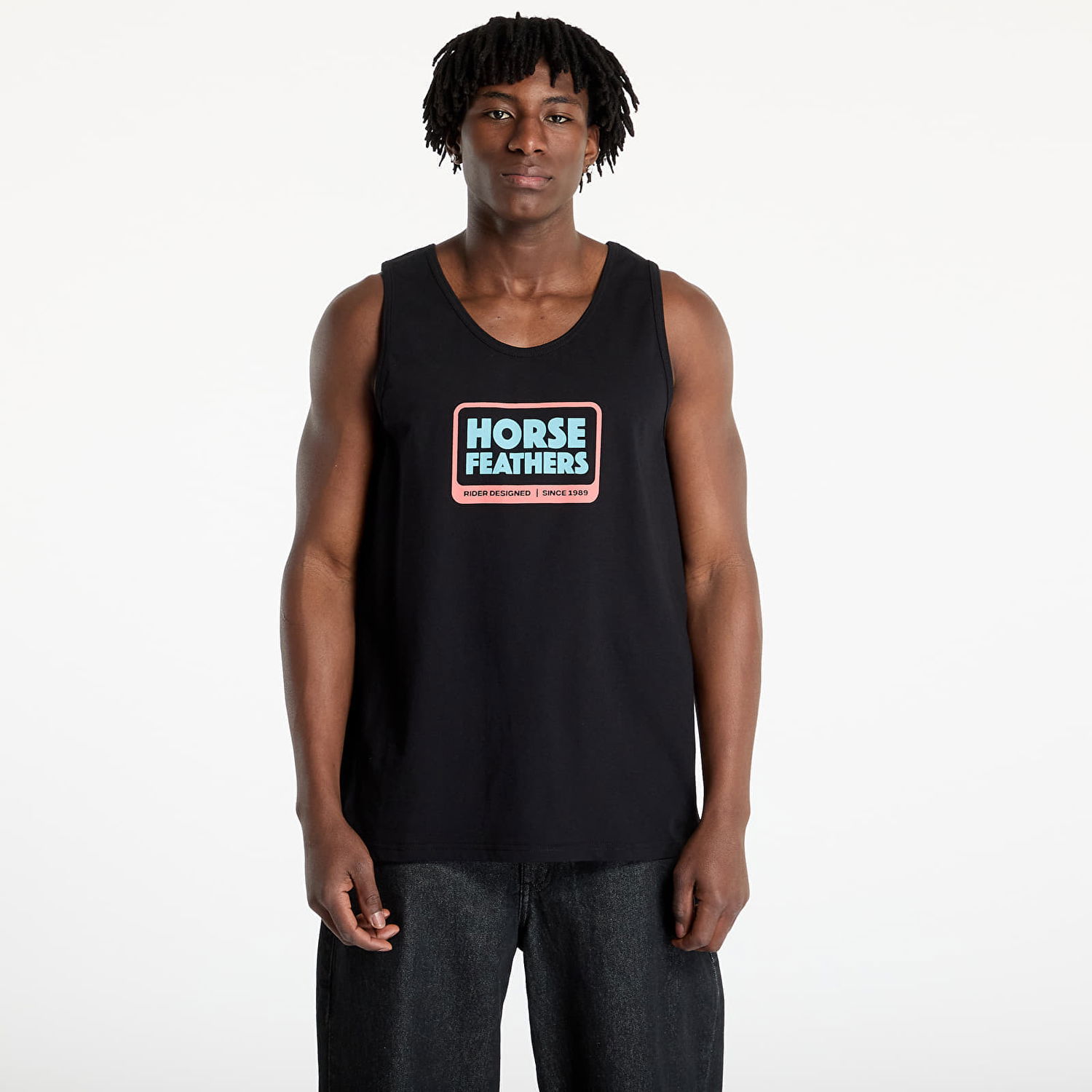 Tielko Horsefeathers Horsefeathers Millennium Tank Top Čierna | SM1387B, 0
