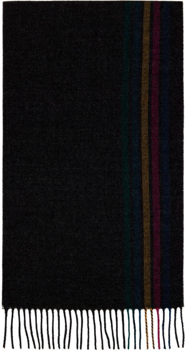 Šál Paul Smith PS Paul Smith Sports Stripe Scarf Čierna | M2A-150T-M747-70-0, 0