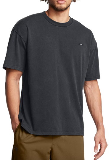 Tričko Under Armour HW OS LOGO WASH T-Shirt Čierna | 1389147-001, 0