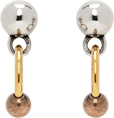 Náušnice LEMAIRE Lemaire Rattle Drop Earrings Metalická | JW0074 LO036, 0