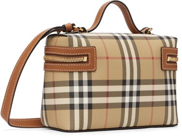 Kabelka Burberry Check Vanity Bag Béžová | 8120525, 2