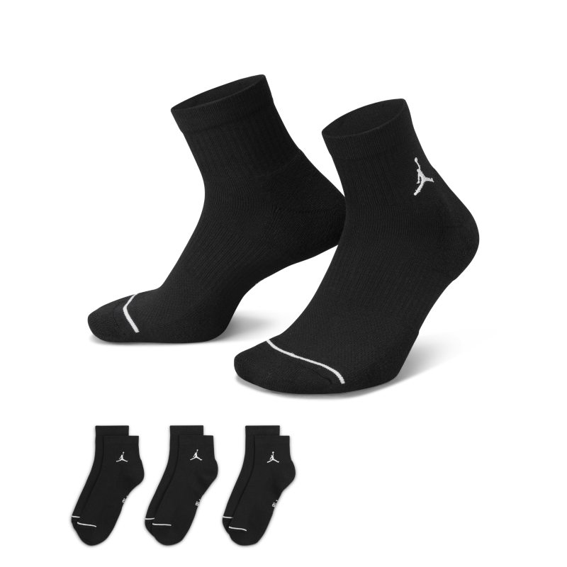 Ponožky Nike Everyday Ankle Socks 3-pack Čierna | DX9655-010, 1