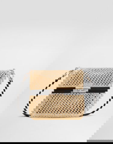 Taška cez rameno Dolce & Gabbana Dolce & Gabbana Woven Raffia Crossbody Bag Béžová | BM2445A9O838L797, 0