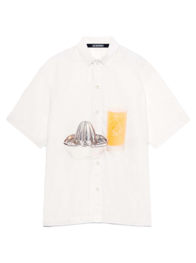 Košeľa Jacquemus La Chemise Moisson Press Sleeved Biela | 215SH009-1055 1BF