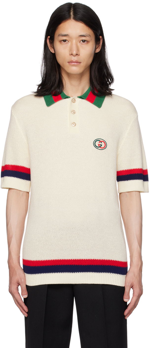 Polo tričko Gucci Patch Béžová | 739954 XKC9O, 0