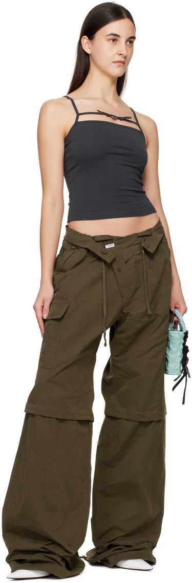 Cargo nohavice Ottolinger Ottolinger Baggy Cargo Pants Zelené | 10620030601, 4