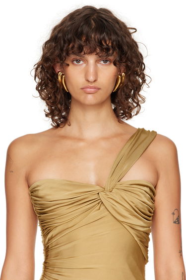 Náušnice Tom Ford TOM FORD Liza Gold Clip-on Earrings Žltá | JW148-AMT001X, 2