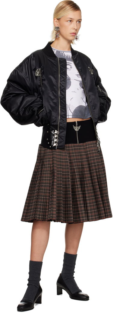 Tričko Chopova Lowena Chopova Lowena Newsprint Fitted Long-Sleeve Jersey T-shirt Biela | 2408, 3