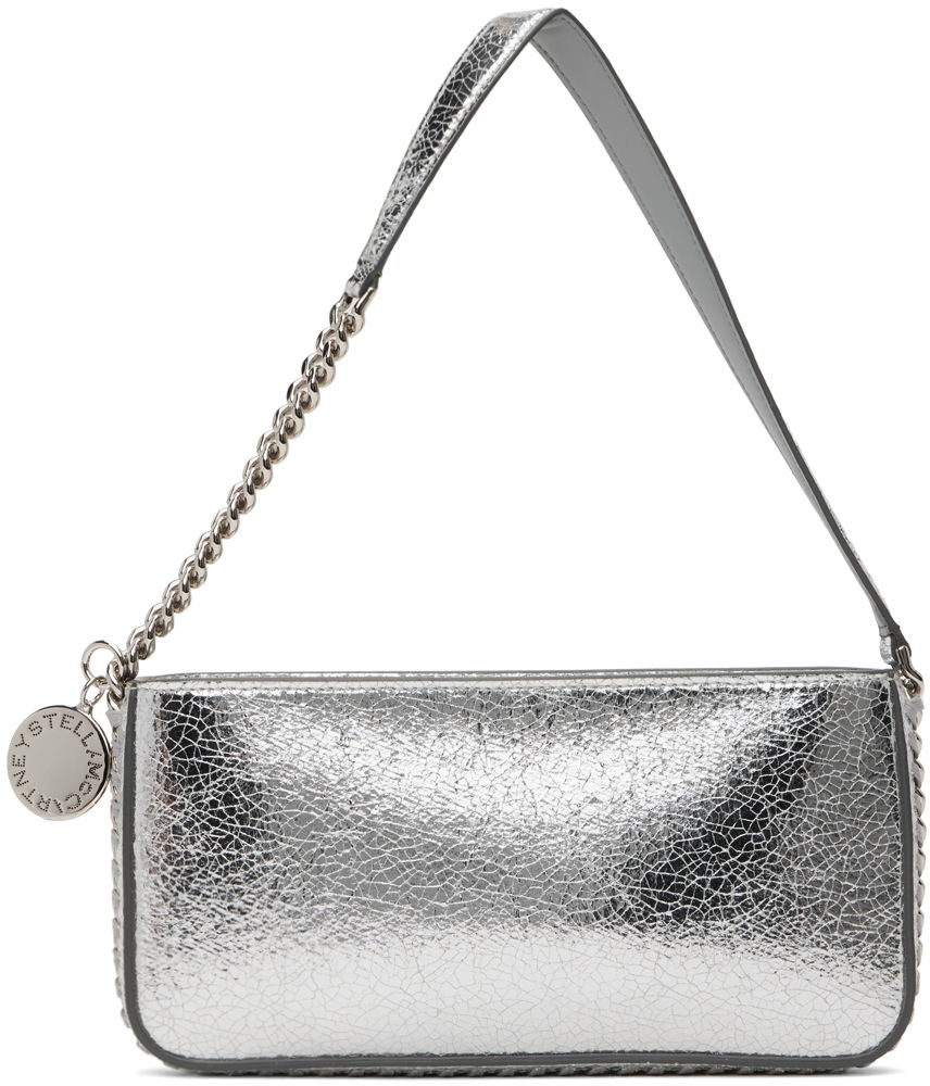 Kabelka Stella McCartney Stella McCartney Cracked Metallic Alter Mat Shoulder Bag Metalická | 7B0116WP0469, 0