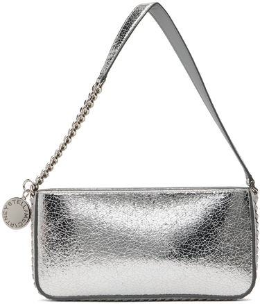 Kabelka Stella McCartney Stella McCartney Cracked Metallic Alter Mat Shoulder Bag Metalická | 7B0116WP0469, 0