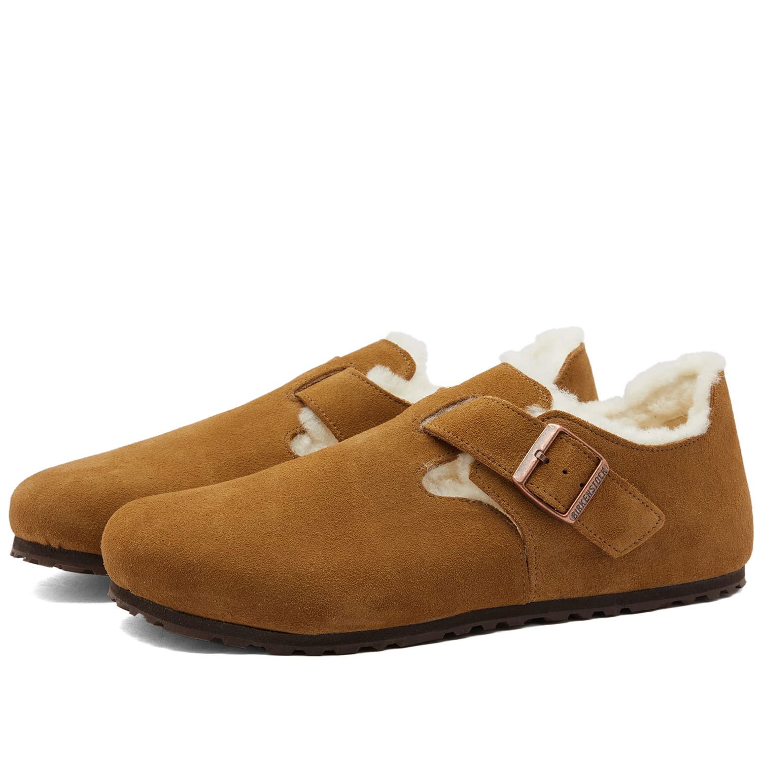 Tenisky a topánky Birkenstock London Shearling Tea Suede Hnedá | 1014962, 0