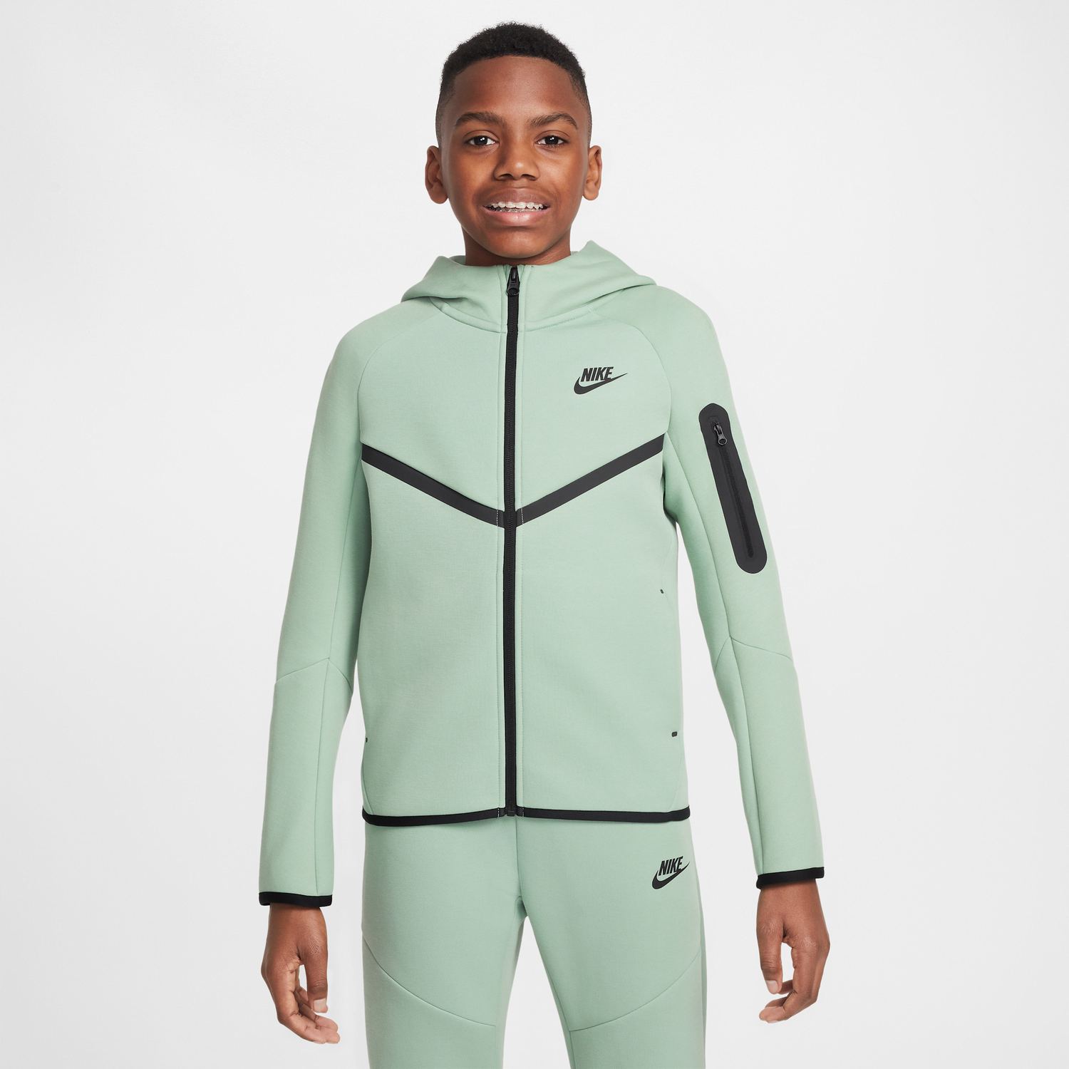 Mikina Nike Nike Sportswear Tech Fleece Full-Zip Hoodie Zelené | HV5867-037, 0
