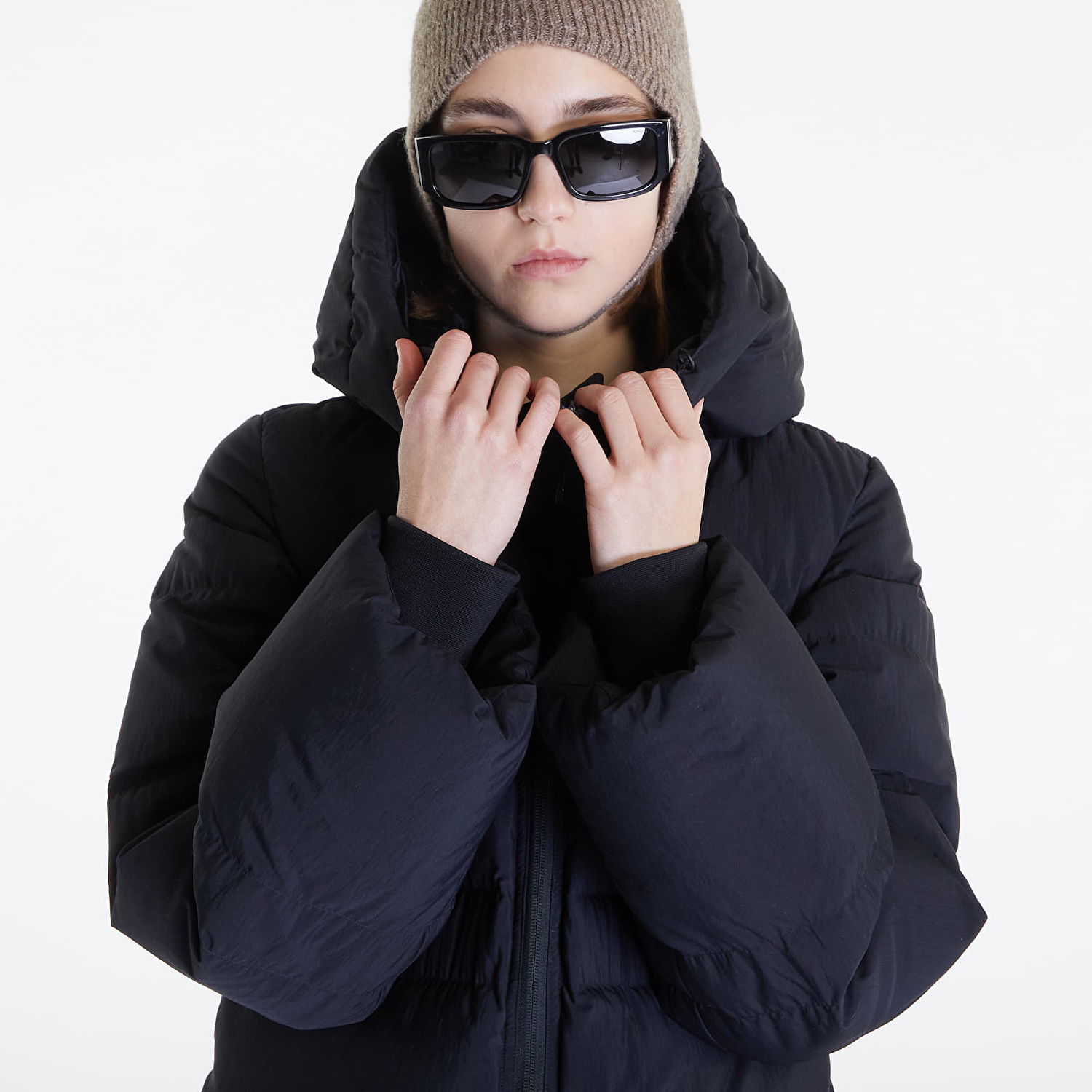 Prešívaná bunda Y-3 Classic Puffy Down Hooded Coat Čierna | HB3316, 0